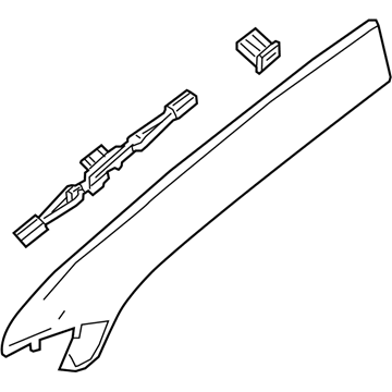Chevy 84389079 Windshield Pillar Trim