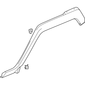 GMC 85606339 Wheel Opening Molding