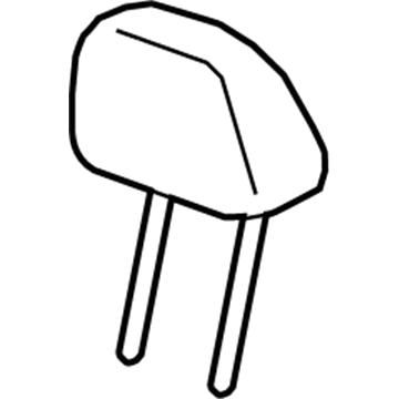 39149437 GM Headrest, Rear Illustration 1 of 1