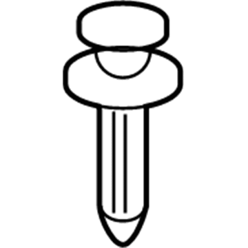 GM 15128366 Mat Retainer Clip 15128366 GM Mat Retainer Clip Illustration 1 of 1