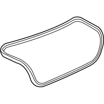 GM 22714750 Weatherstrip, Rear 22714750 GM Weatherstrip, Rear Illustration 1 of 1