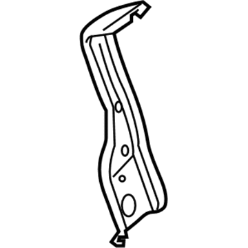 GM 84324343 Inner Brace, Rear Driver Side 84324343 GM Inner Brace, Rear Driver Side Illustration 1 of 1
