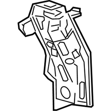 GM 84460249 Rear Pillar, Driver Side 84460249 GM Rear Pillar, Driver Side Illustration 1 of 1