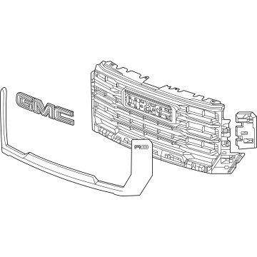 GMC 85041165 Grille