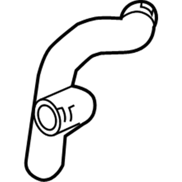 GM 26215481 Upper Hose 26215481 GM Upper Hose Illustration 1 of 1
