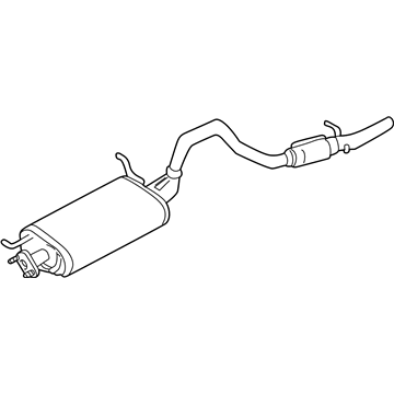 Chevy 91175657 Muffler & Pipe