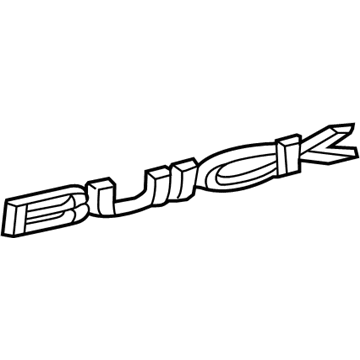 Buick 95220710 Nameplate