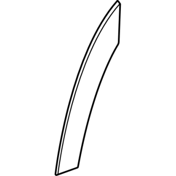 GM 85731755 Molding, Cab And Load Carrier Outer Side Decoration 85731755 GM Molding, Cab And Load Carrier Outer Side Decoration Illustration 1 of 1