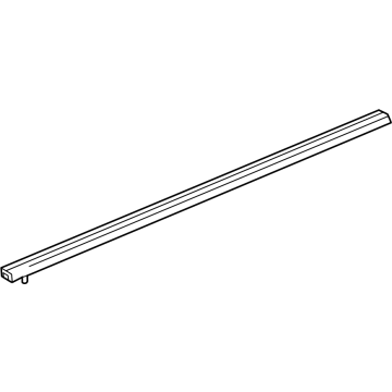 85029963 GM Molding Assembly-Rear Side Door Window Belt Reveal Illustration 1 of 1