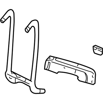 GM 25706328 Mount Plate 25706328 GM Mount Plate Illustration 1 of 1
