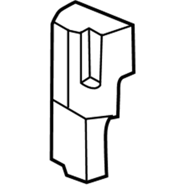 GM 15114831 Upper Seal, Lower Passenger Side 15114831 GM Upper Seal, Lower Passenger Side Illustration 1 of 1