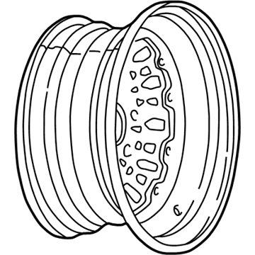 Chevy 12325551 Wheel