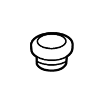 GM 95463804 Lock Knob Bezel 95463804 GM Lock Knob Bezel Illustration 1 of 1