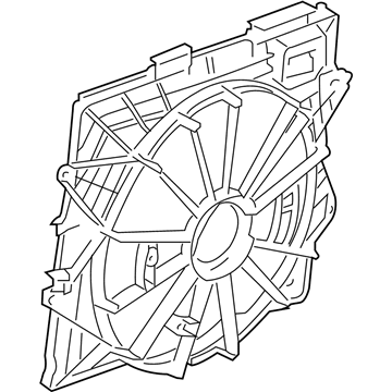Cadillac SRX Fan Shroud - 20914377