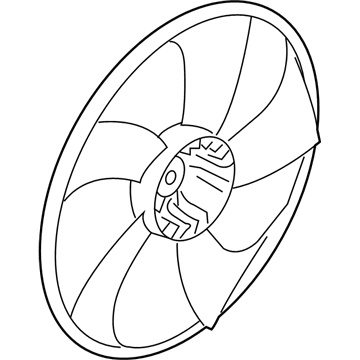Cadillac 25881843 Cooling Fan