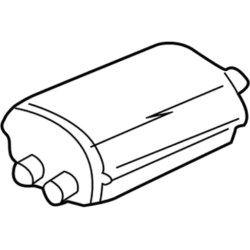Chevy 88983202 Muffler