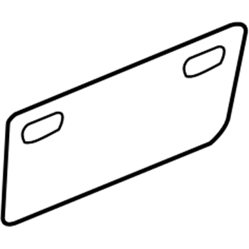 GM 89023844 Storage Box Door, Gray 89023844 GM Storage Box Door, Gray Illustration 1 of 1