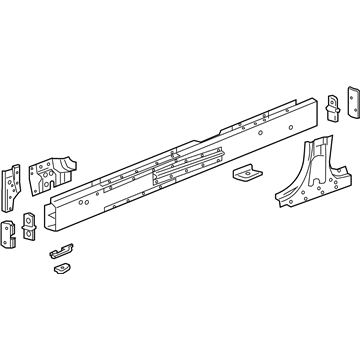 84087280 GM Rocker Panel Assy, Driver Side Illustration 1 of 1