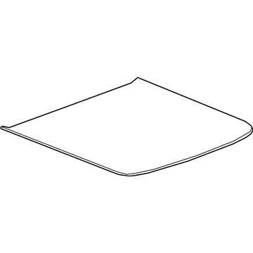 GM 23241249 Floor Cover, Black, Rear 23241249 GM Floor Cover, Black, Rear Illustration 1 of 1