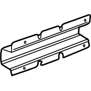 GM 15255302 Impact Bar Reinforcement Bar, Rear 15255302 GM Impact Bar Reinforcement Bar, Rear Illustration 1 of 1