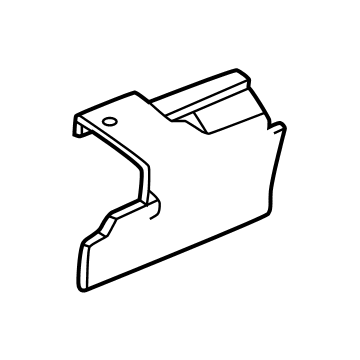 GM 84561273 Motor Shield, Passenger Side 84561273 GM Motor Shield, Passenger Side Illustration 1 of 1