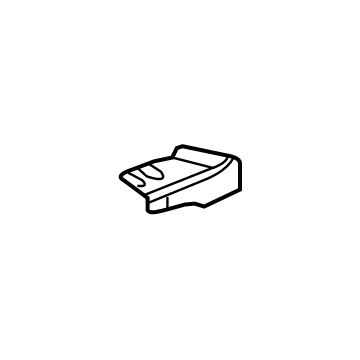 GM 23509123 Hinge Pillar Reinforcement Brace, Front Upper Driver Side 23509123 GM Hinge Pillar Reinforcement Brace, Front Upper Driver Side Illustration 1 of 1