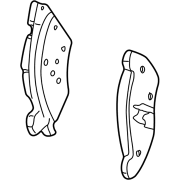 Chevy Camaro Brake Pads - 88899570