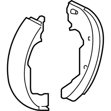 Pontiac 21990465 Brake Shoes