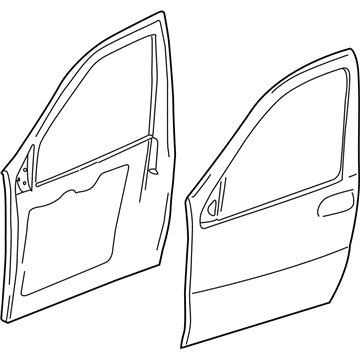 89024088 GM Door Shell Illustration 1 of 1