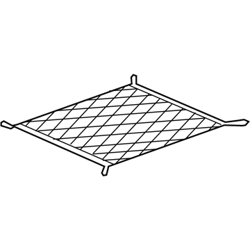 GM 25858224 Cargo Net, Rear 25858224 GM Cargo Net, Rear Illustration 1 of 1