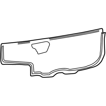 Pontiac 22710023 Water Deflector