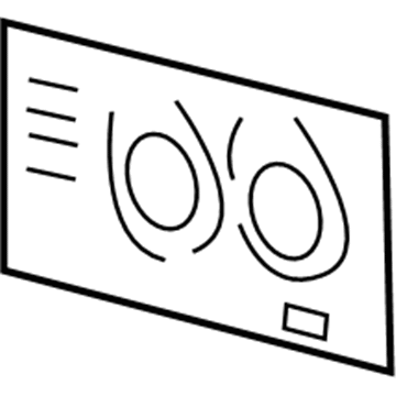 GM 20926659 Warning Label 20926659 GM Warning Label Illustration 1 of 1