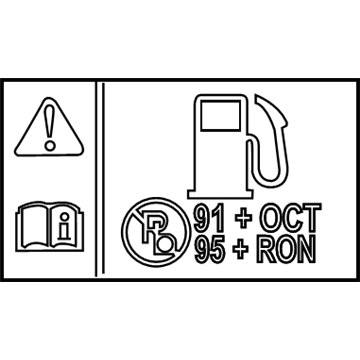 20933713 GM Fuel Label Illustration 1 of 1