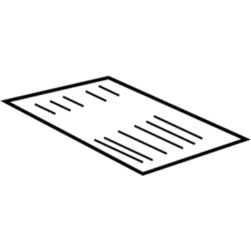 GM 20907108 Warning Label 20907108 GM Warning Label Illustration 1 of 1