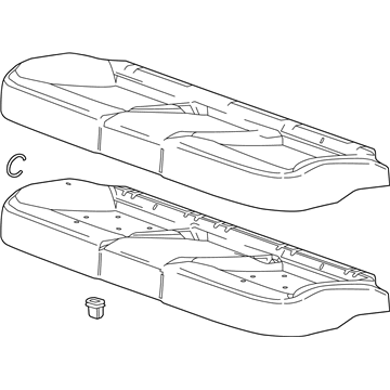 22871954 GM Cushion Assembly Illustration 1 of 1