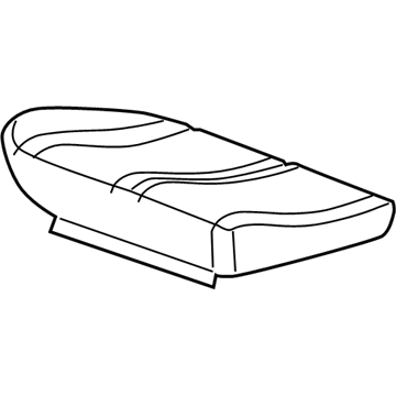 GM 19127748 Seat Cover, Passenger Side 19127748 GM Seat Cover, Passenger Side Illustration 1 of 1