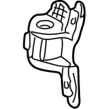 18044587 GM Splash Shield Support, Driver Side Illustration 1 of 1