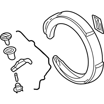Chevy Brake Shoe Set - 18044586