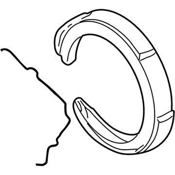 GM 18044585 Brake Shoes 18044585 GM Brake Shoes Illustration 1 of 1