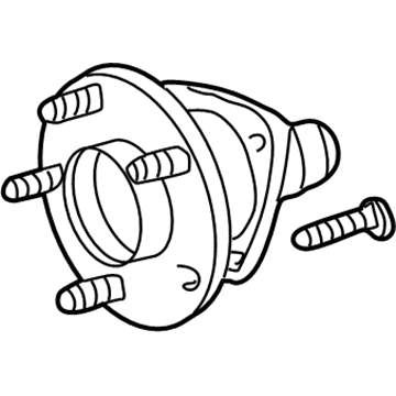 Pontiac 12429204 Hub & Bearing