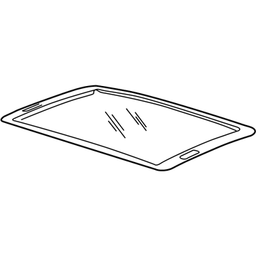 Oldsmobile 88952270 Glass Panel