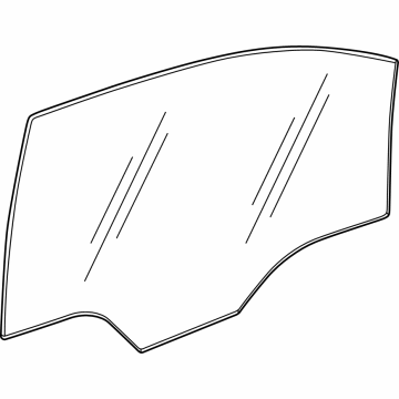 Cadillac 85165232 Moveable Glass