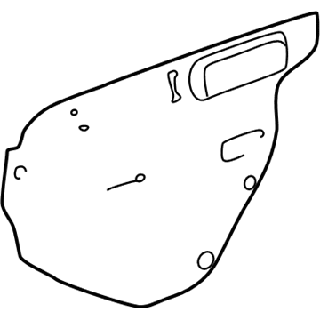 Pontiac 88970938 Water Shield