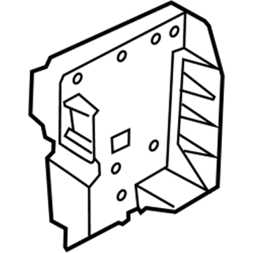 92184672 GM Amplifier Mount Bracket Illustration 1 of 1