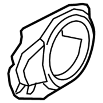 GM 92158097 Front Driver Speaker Mount Bracket 92158097 GM Front Driver Speaker Mount Bracket Illustration 1 of 1