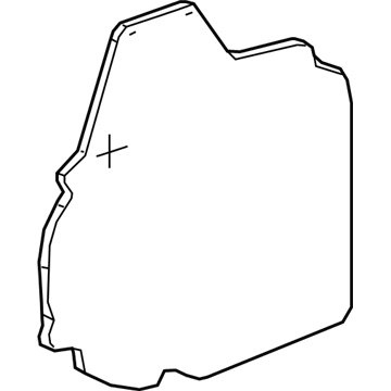 GM 86555982 Insulator, Door Trim/Access, Inner 86555982 GM Insulator, Door Trim/Access, Inner Illustration 1 of 1