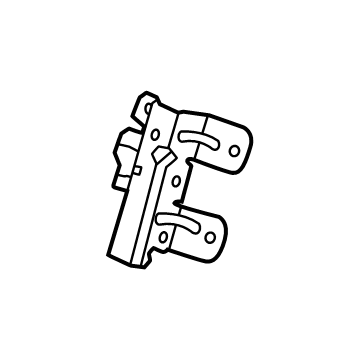 GM 42668541 Rear Seat Air Bag Mount Bracket, Passenger Side 42668541 GM Rear Seat Air Bag Mount Bracket, Passenger Side Illustration 1 of 1