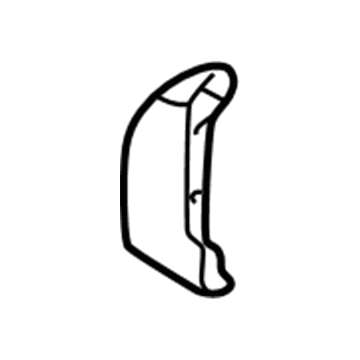 GM 10279251 Seat Belt Cover, Teal, Passenger Side 10279251 GM Seat Belt Cover, Teal, Passenger Side Illustration 1 of 1