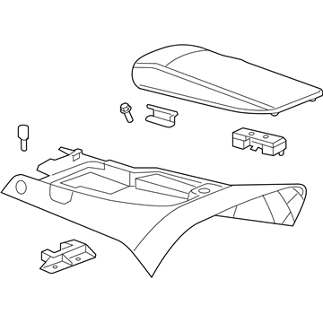 Chevy 20972681 Console Assembly