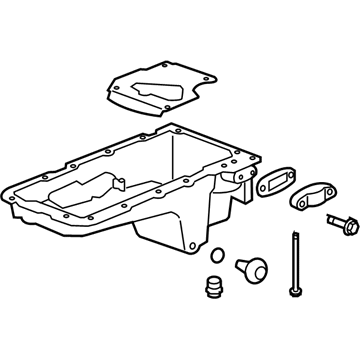 Chevy 12640745 Oil Pan